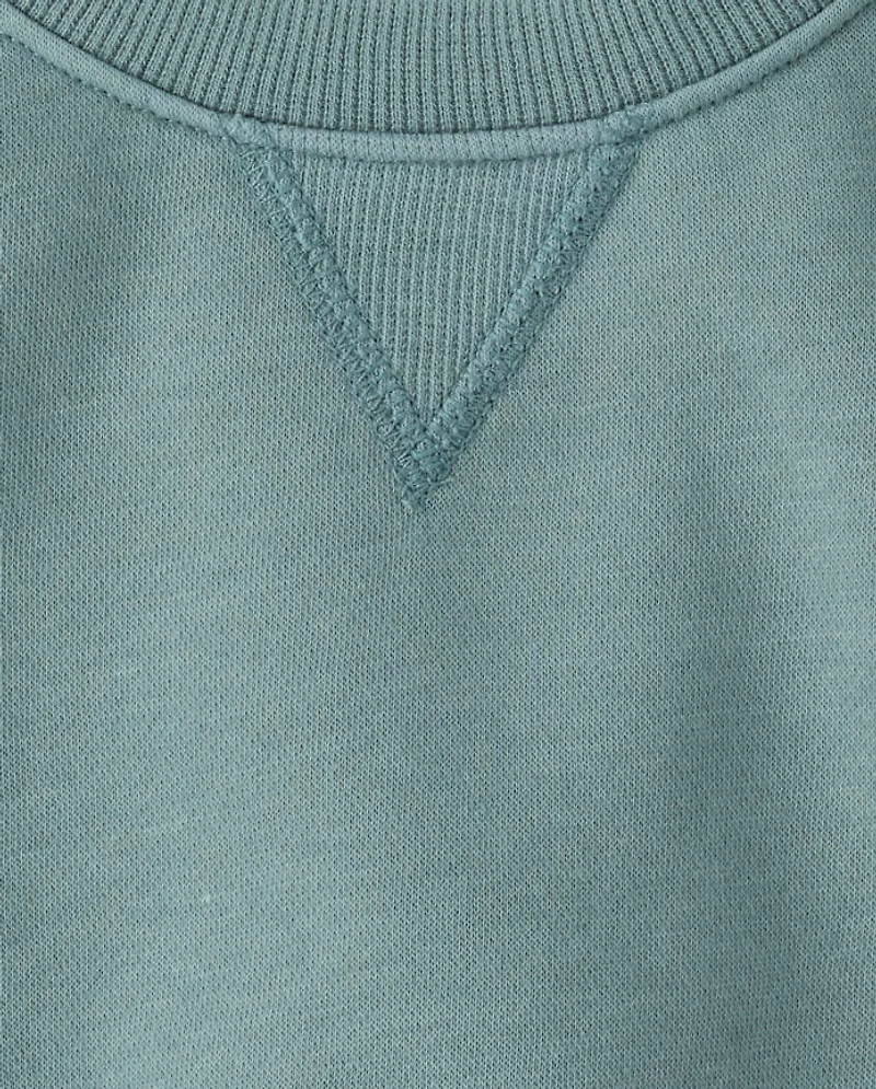 Kids Garment Dyed Premium Fleece Sweatshirt