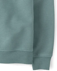 Kids Garment Dyed Premium Fleece Sweatshirt