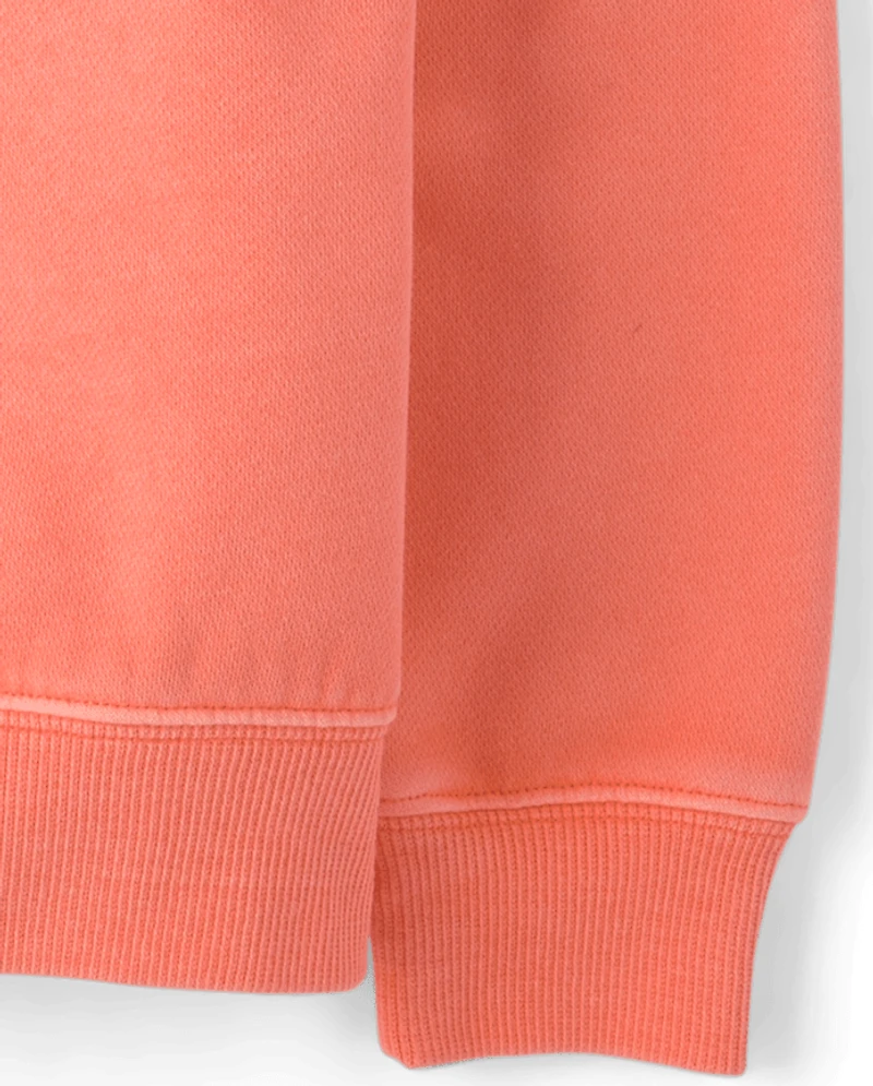 Kids Garment Dyed Premium Fleece Sweatshirt