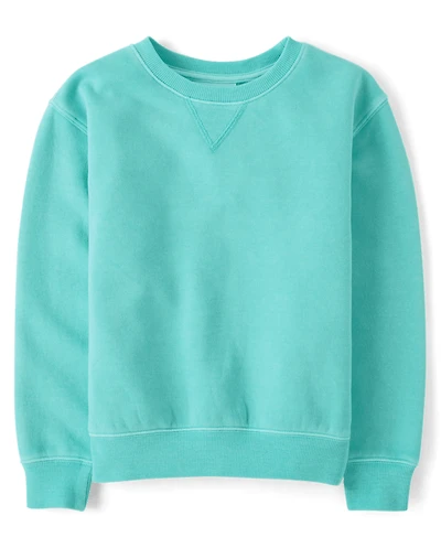 Kids Garment Dyed Premium Fleece Sweatshirt