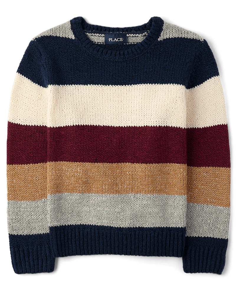 Boys Colorblock Sweater