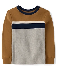 Boys Colorblock Thermal Top