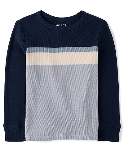 Boys Colorblock Thermal Top