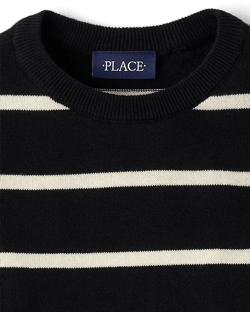 Boys Lightweight Striped Sweater