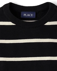 Boys Lightweight Striped Sweater