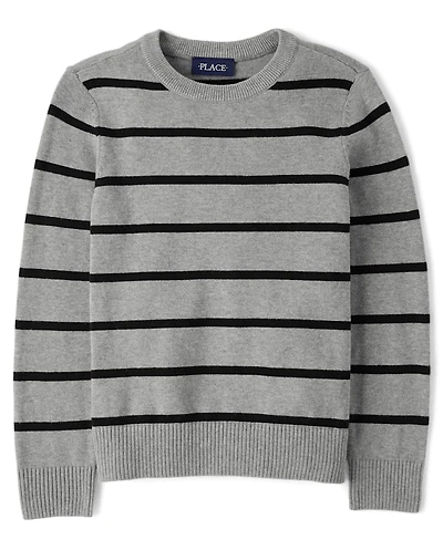 Boys Lightweight Striped Sweater