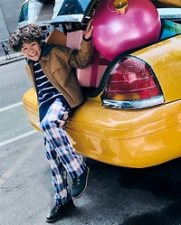 Boys Lightweight Striped Sweater