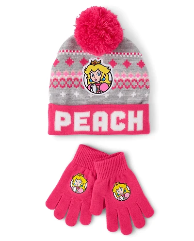 Girls Super Mario™ Peach 2-Piece Cold Weather Set