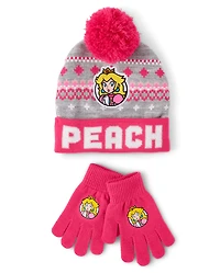 Girls Super Mario™ Peach 2-Piece Cold Weather Set