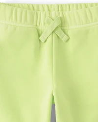 Baby And Toddler Garment Dyed Premium Fleece Jogger Pants