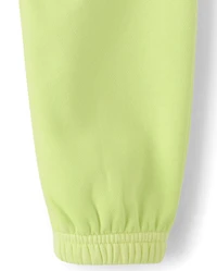 Baby And Toddler Garment Dyed Premium Fleece Jogger Pants