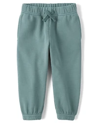 Baby And Toddler Garment Dyed Premium Fleece Jogger Pants