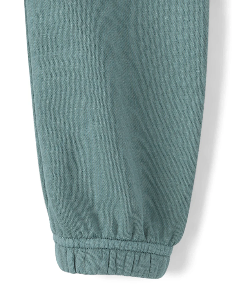 Baby And Toddler Garment Dyed Premium Fleece Jogger Pants