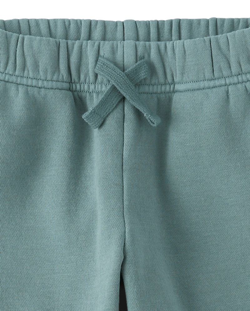 Baby And Toddler Garment Dyed Premium Fleece Jogger Pants