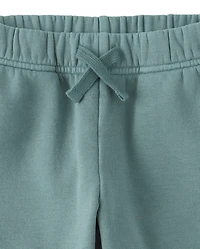 Baby And Toddler Garment Dyed Premium Fleece Jogger Pants