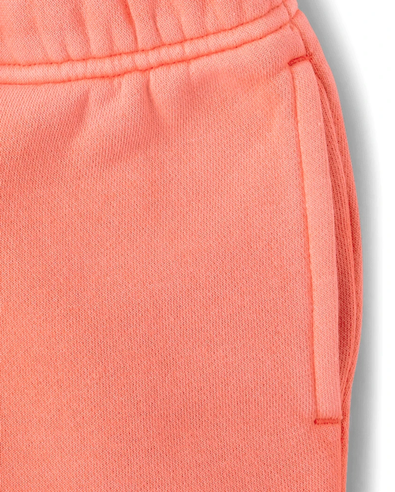 Baby And Toddler Garment Dyed Premium Fleece Jogger Pants