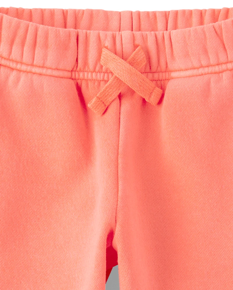 Baby And Toddler Garment Dyed Premium Fleece Jogger Pants