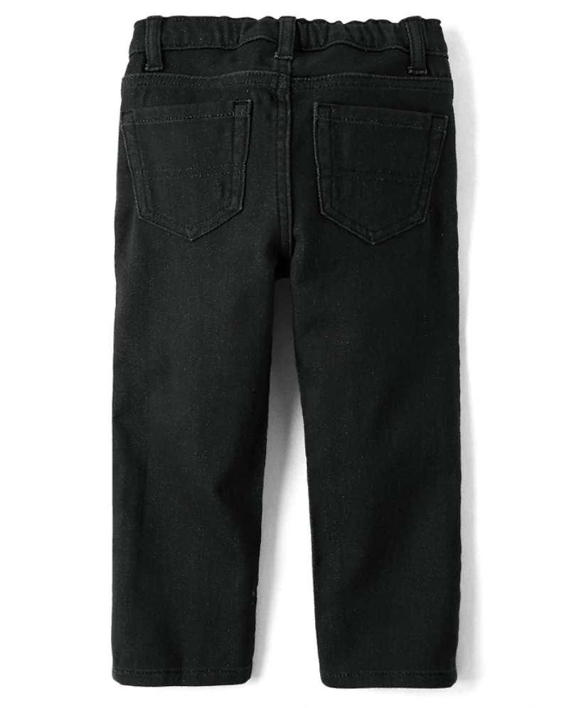 Baby And Toddler Boys Knit Straight Jeans