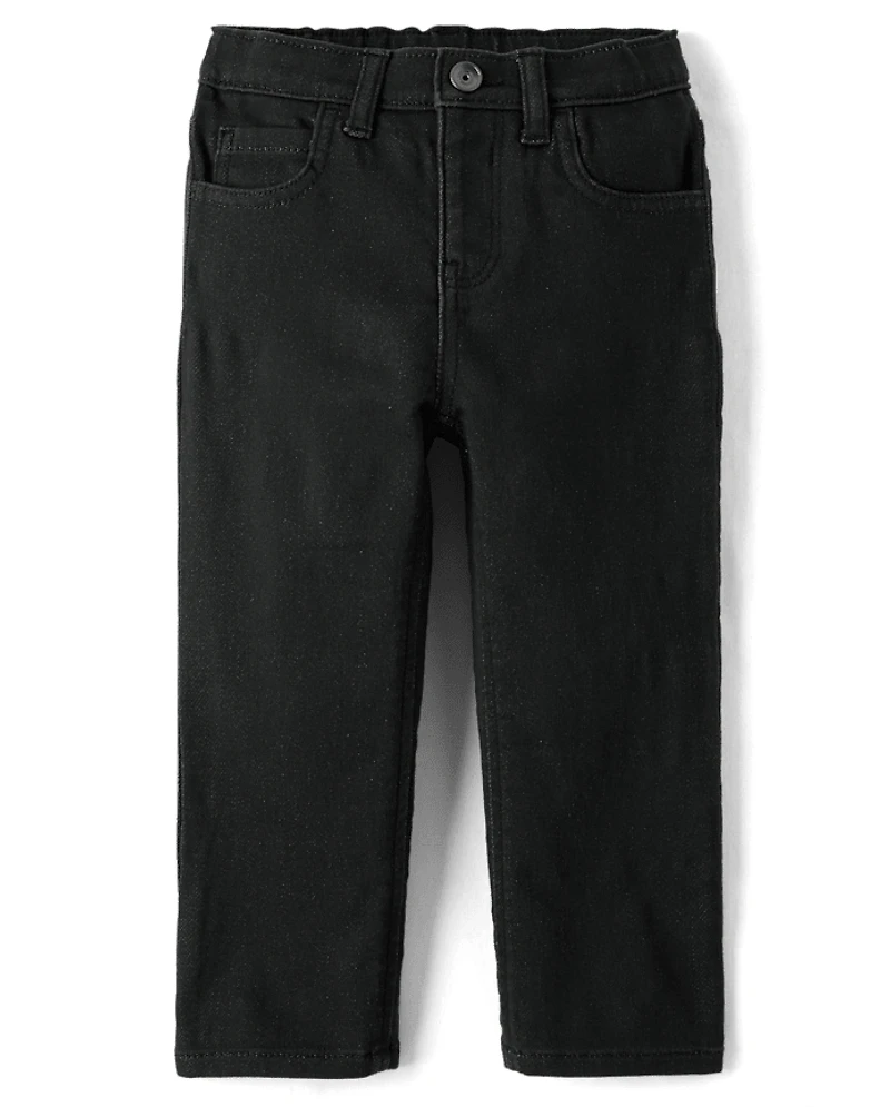 Baby And Toddler Boys Knit Straight Jeans