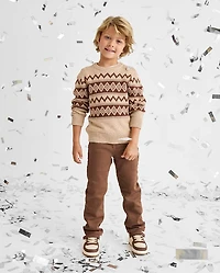 Baby And Toddler Boys Knit Straight Jeans
