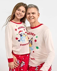 Mens Matching Family Bluey™ Merry Everything Pajamas