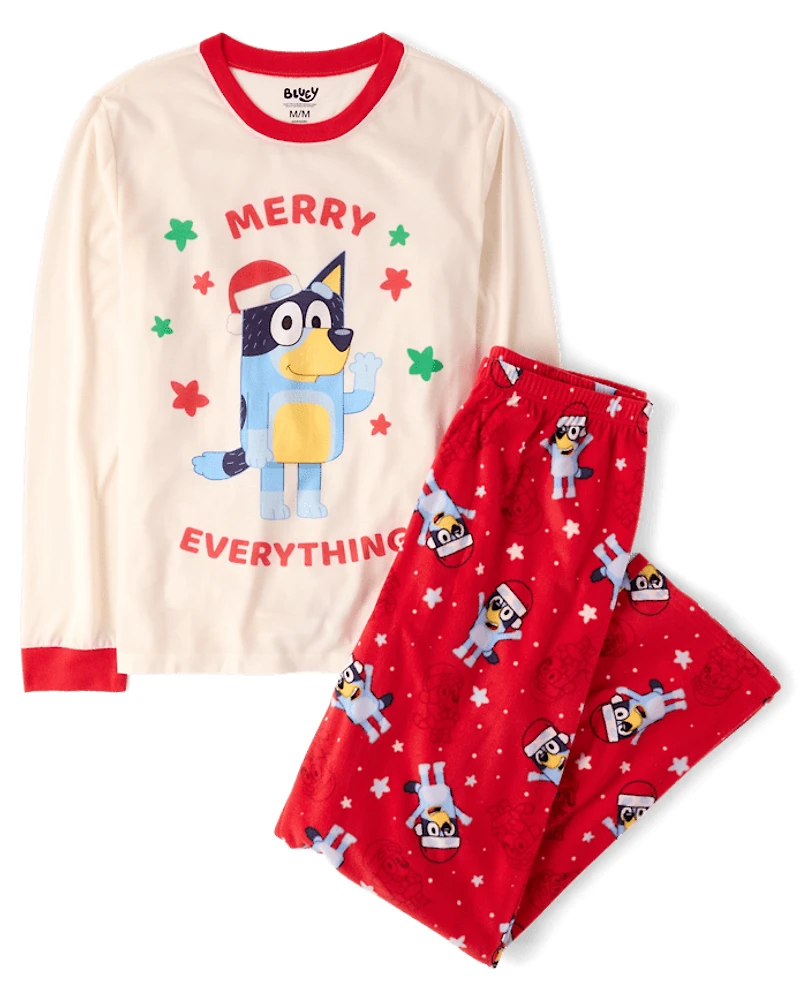 Mens Matching Family Bluey™ Merry Everything Pajamas