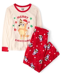 Womens Matching Family Bluey™ Merry Everything Pajamas