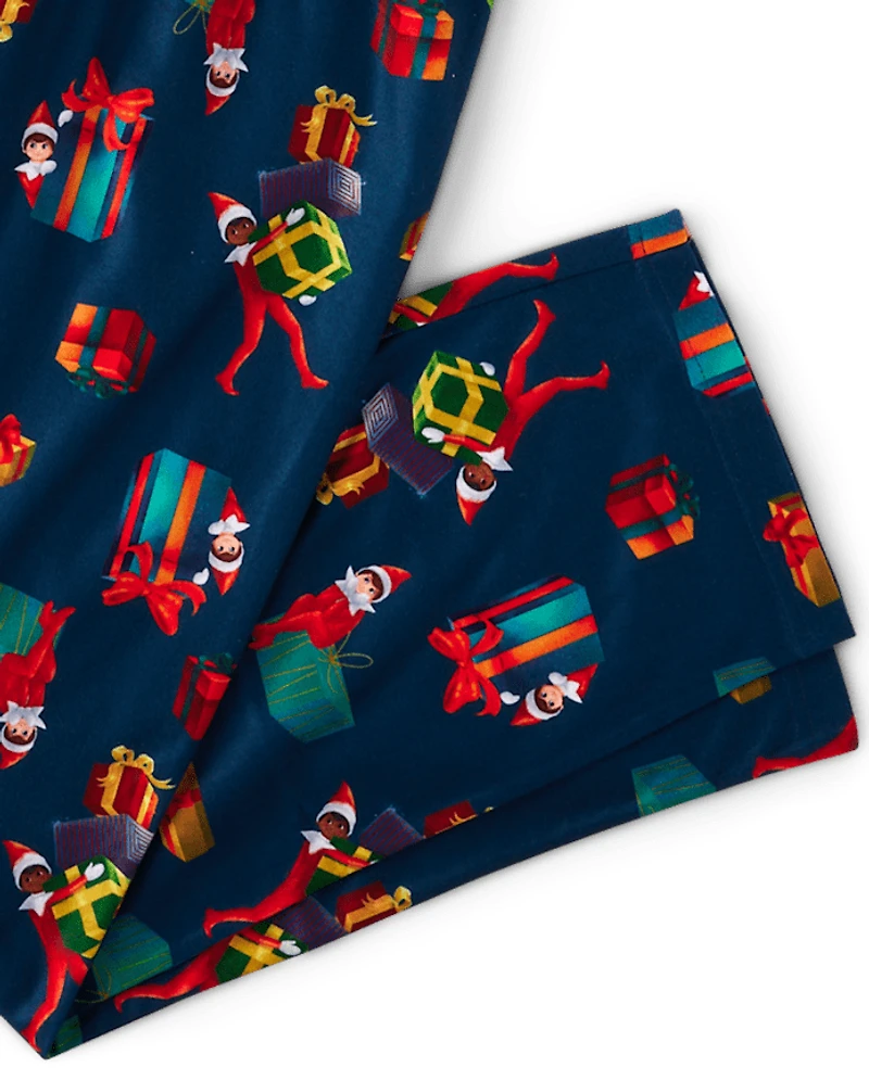 Adult Matching Family The Elf On Shelf™ Button Front Pajamas