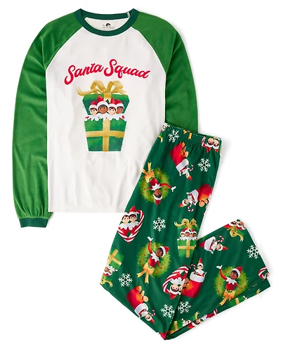 Adult Matching Family The Elf On Shelf™ Santa Squad Pajamas