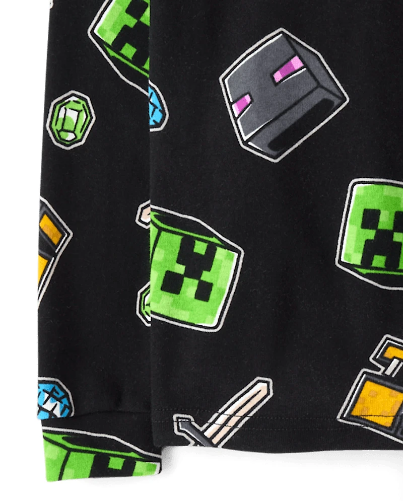 Boys Minecraft™ Snug Fit Cotton Pajamas