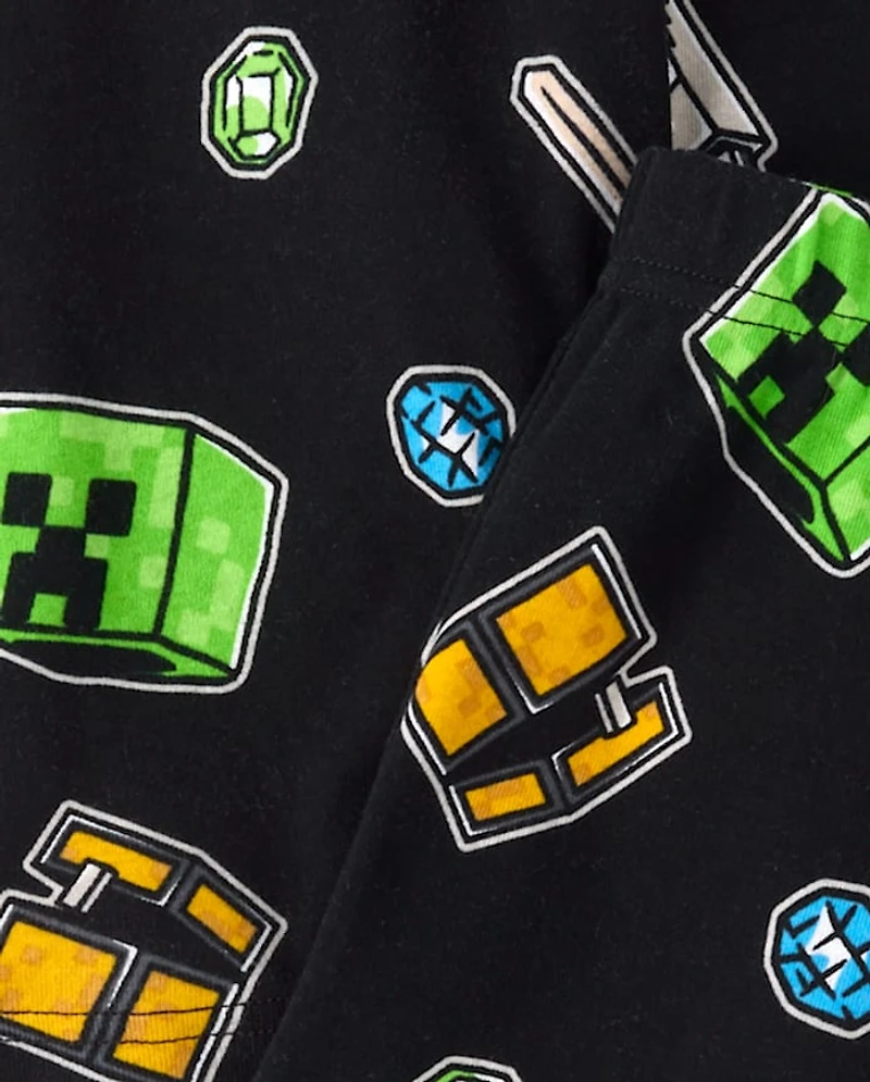 Boys Minecraft™ Snug Fit Cotton Pajamas
