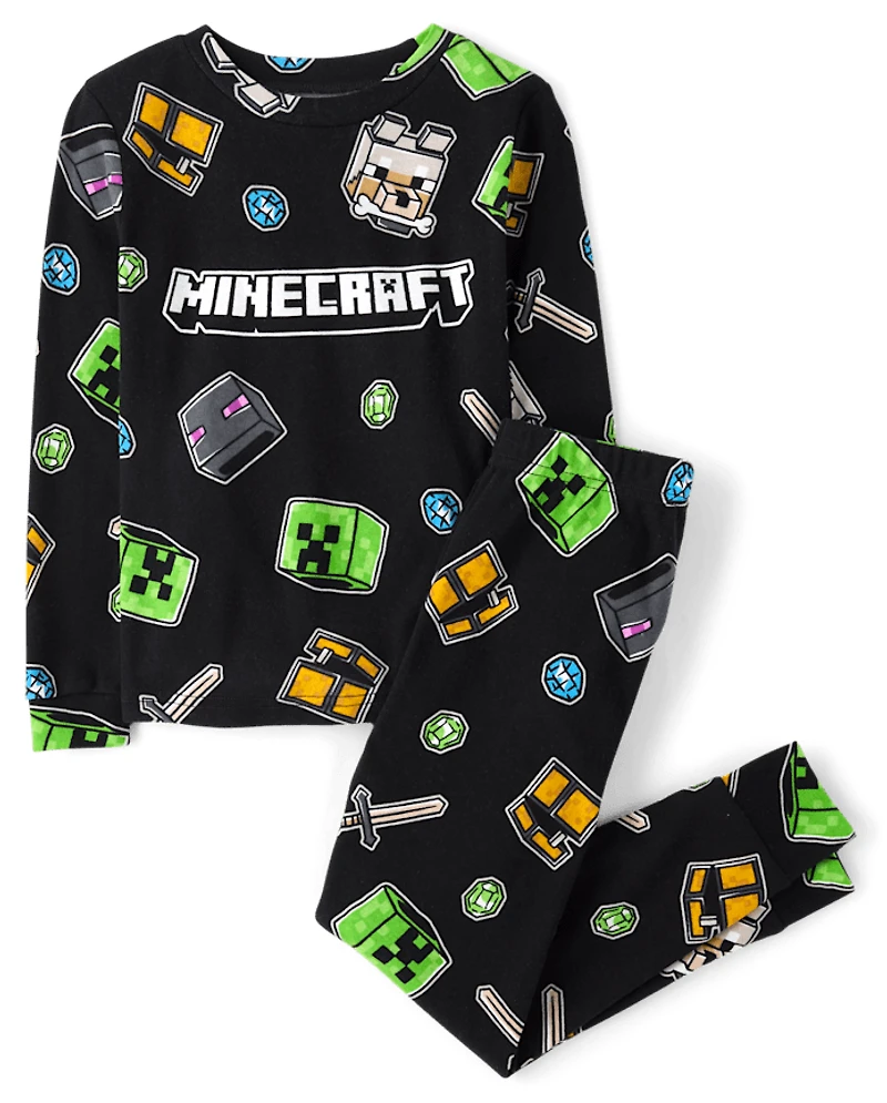 Boys Minecraft™ Snug Fit Cotton Pajamas