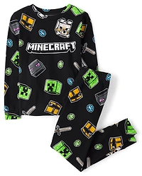 Boys Minecraft™ Snug Fit Cotton Pajamas