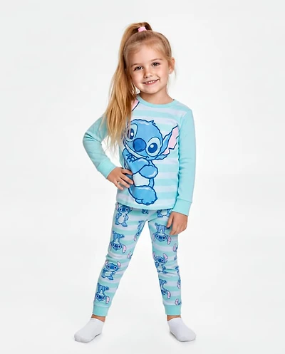 Girls Stitch™ Snug Fit Cotton Pajamas
