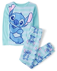 Girls Stitch™ Snug Fit Cotton Pajamas