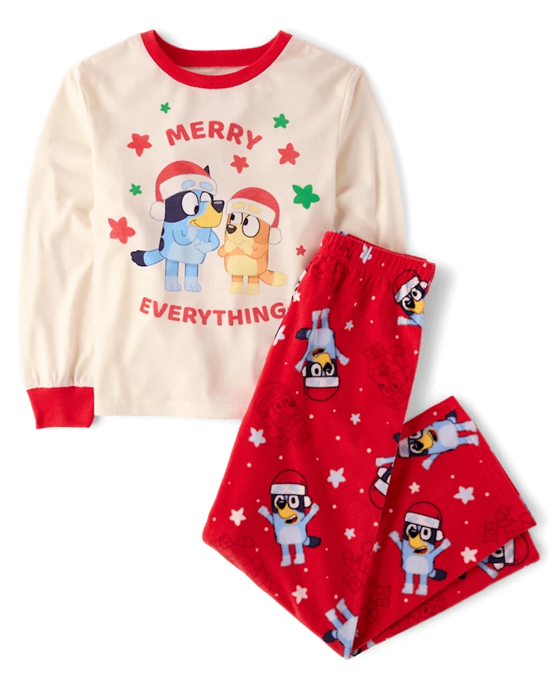 Kids Matching Family Bluey™ Merry Everything Pajamas