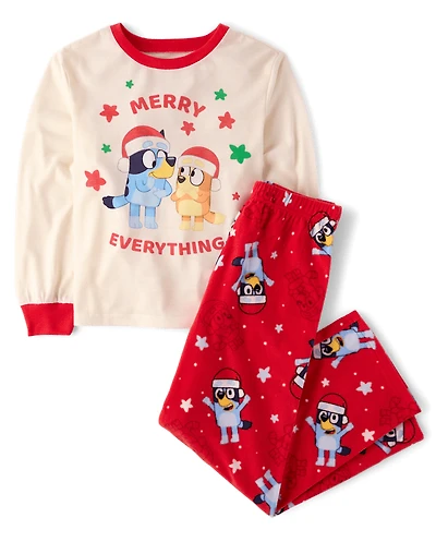 Kids Matching Family Bluey™ Merry Everything Pajamas
