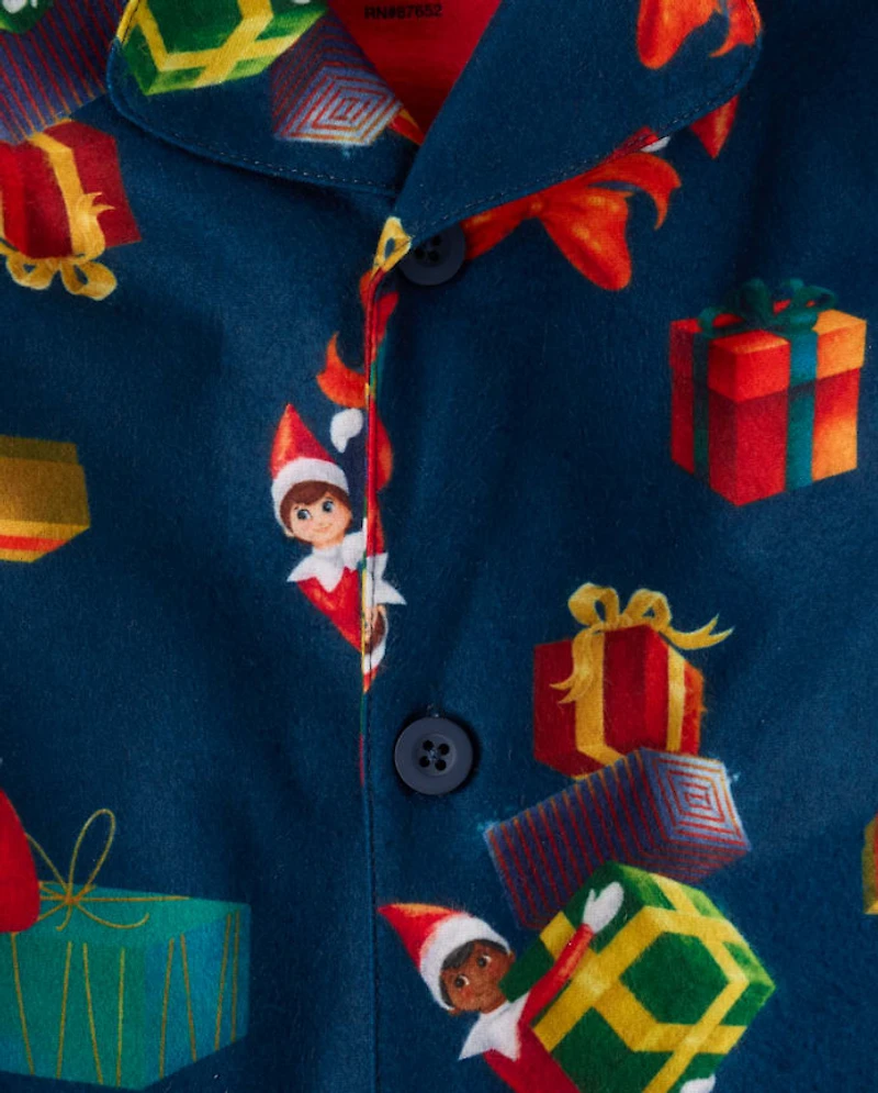 Kids Matching Family The Elf On Shelf™ Button Front Pajamas
