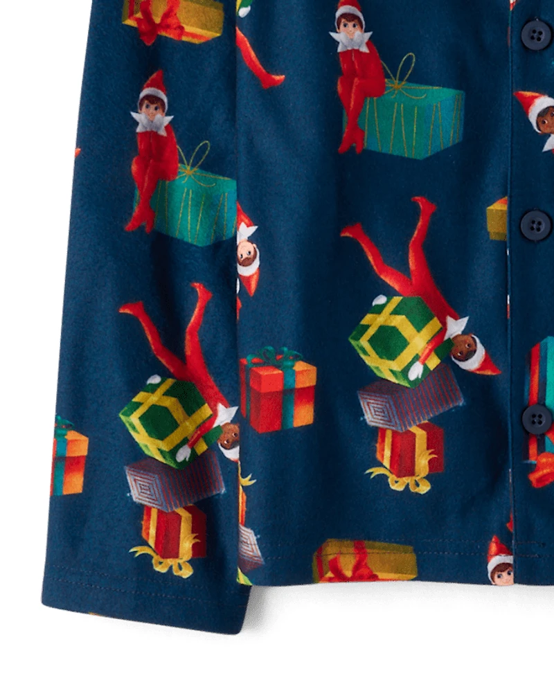 Kids Matching Family The Elf On Shelf™ Button Front Pajamas