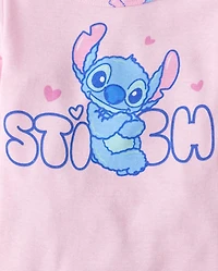 Baby And Toddler Girls Stitch™ Snug Fit Cotton Pajamas