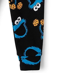 Baby And Toddler Boys Cookie Monster™ Snug Fit Cotton Pajamas