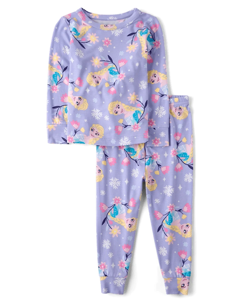 Baby And Toddler Girls Elsa™ Floral Pajamas