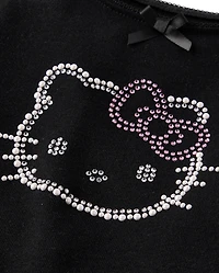Girls Hello Kitty® Embellished Ribbed Baby Tee