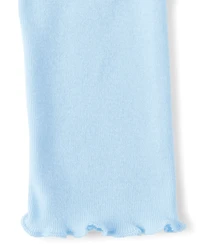 Girls Hello Kitty® Embellished Ribbed Baby Tee