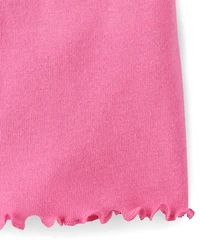 Girls Hello Kitty® Rhinestone Ribbed Baby Tee