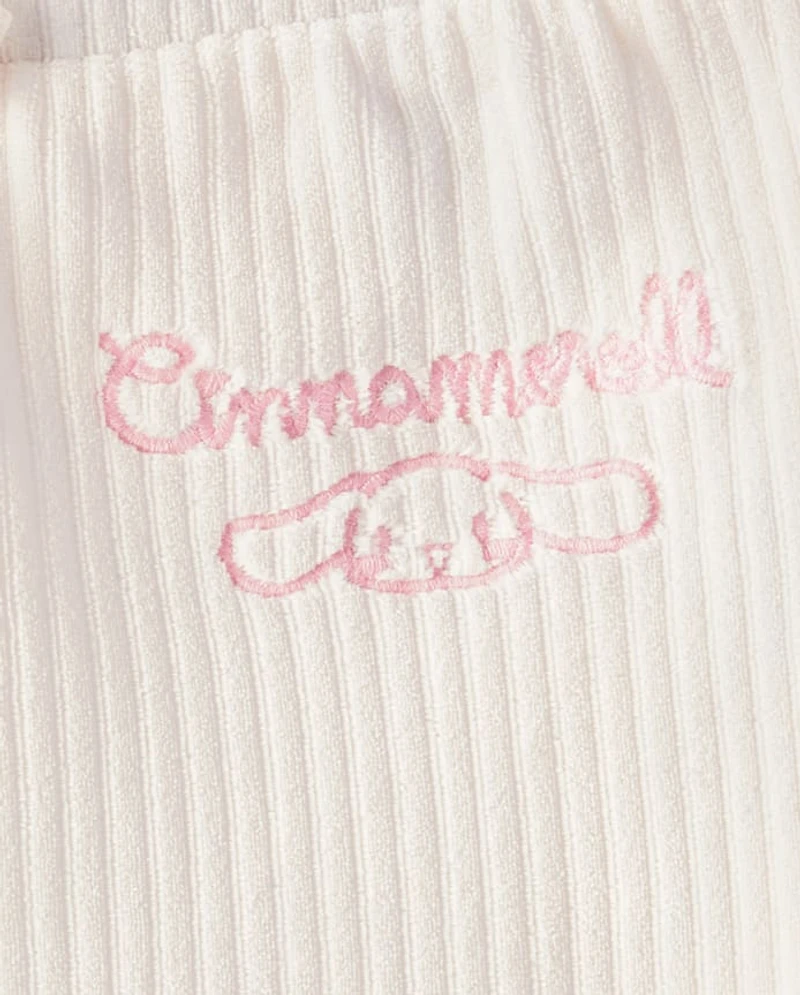 Girls Hello Kitty® Embroidered Velour Flare Lounge Pants