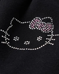 Girls Hello Kitty® Rhinestone Premium Fleece Cargo Jogger Pants