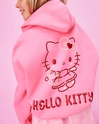 Girls Hello Kitty® Embellished Premium Fleece Hoodie