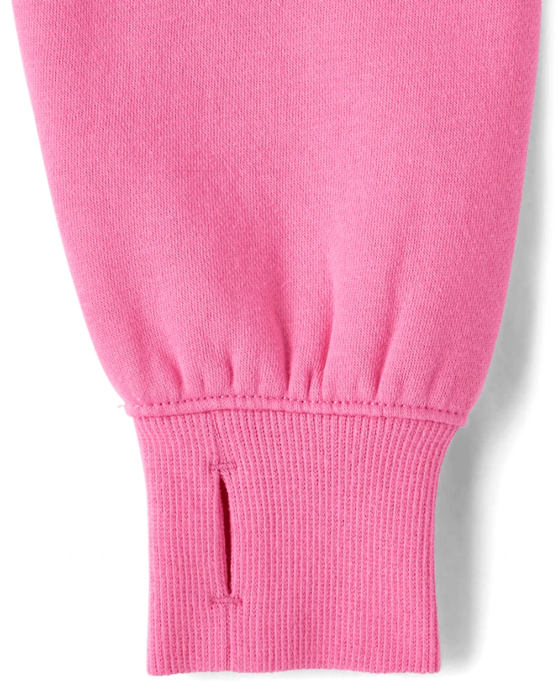 Girls Hello Kitty® Embellished Premium Fleece Hoodie