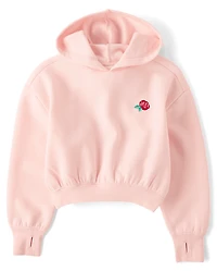 Girls Hello Kitty® Embellished Premium Fleece Hoodie